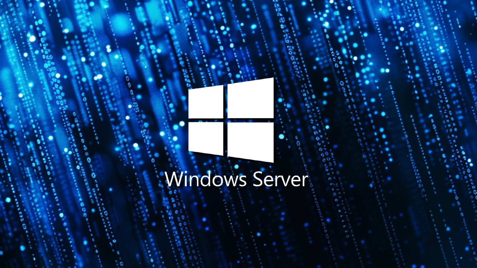 Windows Server - rack server in datacenter